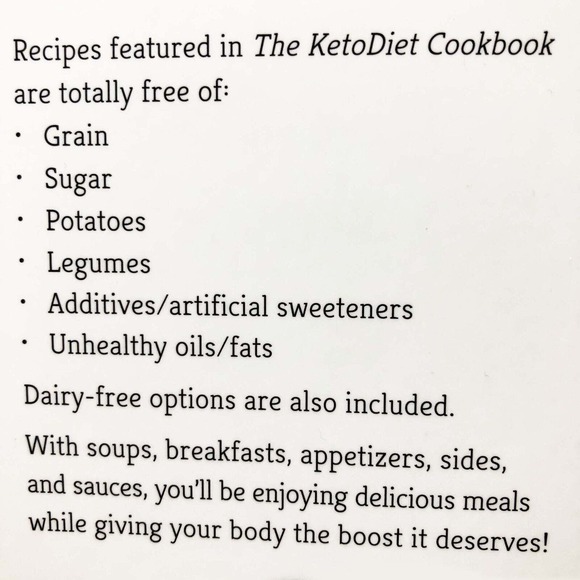 The KetoDiet Cookbook by Martina Slajerova Paperback Over 150 Low Carb Recipes - Picture 4 of 6